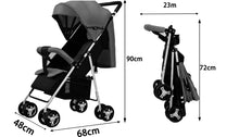Lade das Bild in den Galerie-Viewer, 2-in-1 faltbarer und leichter Kinderwagen
