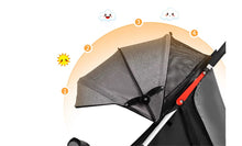 Lade das Bild in den Galerie-Viewer, 2-in-1 faltbarer und leichter Kinderwagen