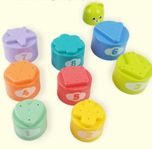 Lade das Bild in den Galerie-Viewer, Stapelbecher - 8 Stück Mehrfarbig - Lernspielzeug für Kinder