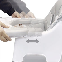Lade das Bild in den Galerie-Viewer, 2-in-1-Babyhochstuhl mit Fußstütze