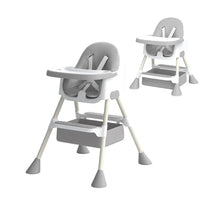 Lade das Bild in den Galerie-Viewer, 2-in-1-Babyhochstuhl mit Fußstütze