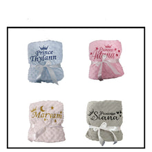 Lade das Bild in den Galerie-Viewer, personalisierte Babydecke