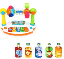 Lade das Bild in den Galerie-Viewer, Rotierendes musikalisches Klavierspielzeug für Babys