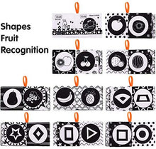 Lade das Bild in den Galerie-Viewer, 3 livres en tissu doux pour bébé - 9mois et moi