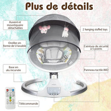 Charger l'image dans la galerie, Chaise Longue électrique à bascule pour bébé