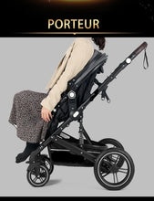 Lade das Bild in den Galerie-Viewer, 3-in-1-Trio-Kinderwagen der neuesten Generation – Kinderwagen, Buggy und Autositz