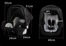 Lade das Bild in den Galerie-Viewer, 3-in-1-Trio-Kinderwagen der neuesten Generation – Kinderwagen, Buggy und Autositz