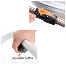 Lade das Bild in den Galerie-Viewer, 3-in-1-Kinderwagen-Trio aus Leder der neuesten Generation – Kinderwagen, Buggy und Autositz