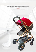 Lade das Bild in den Galerie-Viewer, Premium 3-in-1 Trio Kinderwagen - Kinderwagen, Buggy und Autositz
