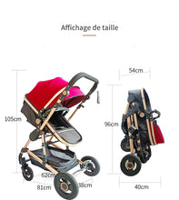 Lade das Bild in den Galerie-Viewer, Premium 3-in-1 Trio Kinderwagen - Kinderwagen, Buggy und Autositz