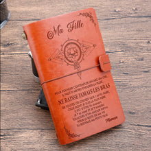 Charger l&#39;image dans la galerie, Ma fille - Maman - Arc en ciel - Cadeau Personnalisé - Journal vintage
