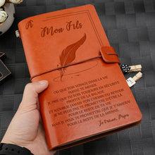 Charger l&#39;image dans la galerie, Père et fils - Profite de la balade - Cadeau Personnalisé - Journal Vintage
