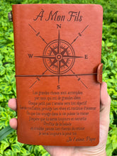 Lade das Bild in den Galerie-Viewer, Geschenk an meinen Sohn - Schützen Sie Ihre Träume - Personalisiertes Geschenk - Vintage Journal 
