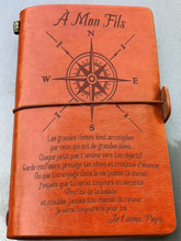 Lade das Bild in den Galerie-Viewer, Geschenk an meinen Sohn - Schützen Sie Ihre Träume - Personalisiertes Geschenk - Vintage Journal 
