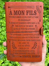Lade das Bild in den Galerie-Viewer, Geschenk für meinen Sohn – Mama – Vergiss nie, dass ich dich liebe – personalisiertes Geschenk – Vintage Journal 

