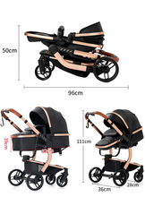 Charger l&#39;image dans la galerie, Poussette bébé trio 3 en 1 dernière génération - Poussette, Landau et Siège Auto
