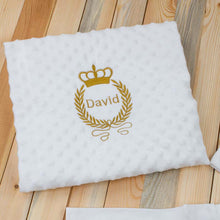 Charger l&#39;image dans la galerie, Ensemble Barboteuse avec couverture personnalisée pour Bébé
