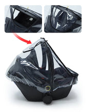 Charger l&#39;image dans la galerie, Housse de Pluie pour Siège Auto Bébé en EVA Transparent
