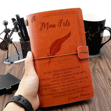 Charger l&#39;image dans la galerie, Mère et fils - Profite de la balade - Cadeau Personnalisé - Journal Vintage
