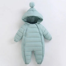 Charger l&#39;image dans la galerie, Combinaison d&#39;Hiver pour Bébé - Peluche Épaisse avec Capuche
