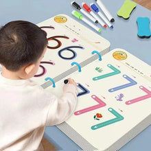 Lade das Bild in den Galerie-Viewer, Wiederverwendbares Zauberübungsbuch für Kinder – Montessori-Methode 
