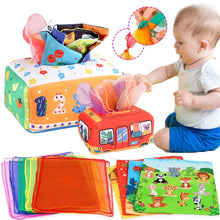 Charger l&#39;image dans la galerie, Boîte à Mouchoirs Magique Montessori pour Bébé

