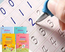 Lade das Bild in den Galerie-Viewer, Magisches Schreibheft für Kinder mit wiederverwendbarem Stift und Schreibaufklebern 
