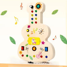 Lade das Bild in den Galerie-Viewer, Montessori Busy Board Circuit mit LED-Lichtfassung
