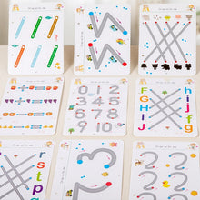 Lade das Bild in den Galerie-Viewer, Wiederverwendbares Zauberübungsbuch für Kinder – Montessori-Methode 
