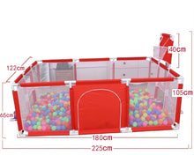 Lade das Bild in den Galerie-Viewer, Parc Bébé de Jeu Sécurisé avec Filet – Grand Espace de Jeux Intérieur
