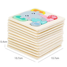Charger l&#39;image dans la galerie, Puzzle 3D en bois pour bébé
