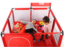 Lade das Bild in den Galerie-Viewer, Parc Bébé de Jeu Sécurisé avec Filet – Grand Espace de Jeux Intérieur
