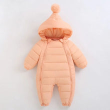 Charger l&#39;image dans la galerie, Combinaison d&#39;Hiver pour Bébé - Peluche Épaisse avec Capuche
