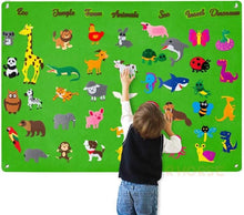Charger l&#39;image dans la galerie, Tableau en Feutre Montessori - Jouets d&#39;Éveil et d&#39;Apprentissage Interactifs pour Enfants
