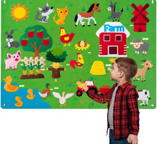 Charger l&#39;image dans la galerie, Tableau en Feutre Montessori - Jouets d&#39;Éveil et d&#39;Apprentissage Interactifs pour Enfants
