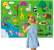 Charger l&#39;image dans la galerie, Tableau en Feutre Montessori - Jouets d&#39;Éveil et d&#39;Apprentissage Interactifs pour Enfants

