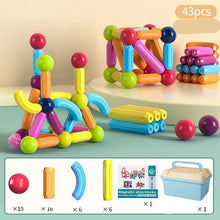Charger l&#39;image dans la galerie, Ensemble de Construction Magnétique pour Enfants
