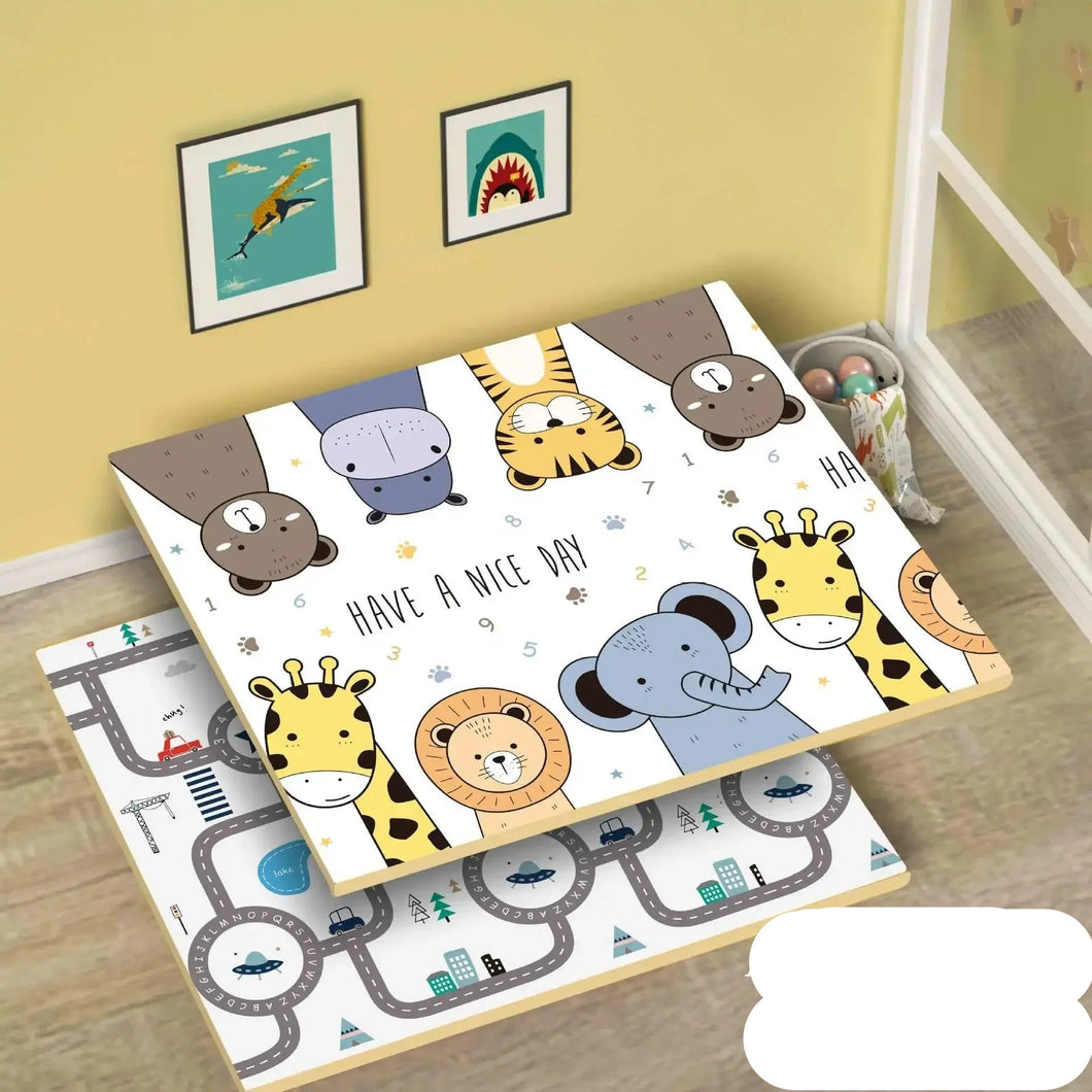 Tapis de Jeu Double Face Pour Bébé
