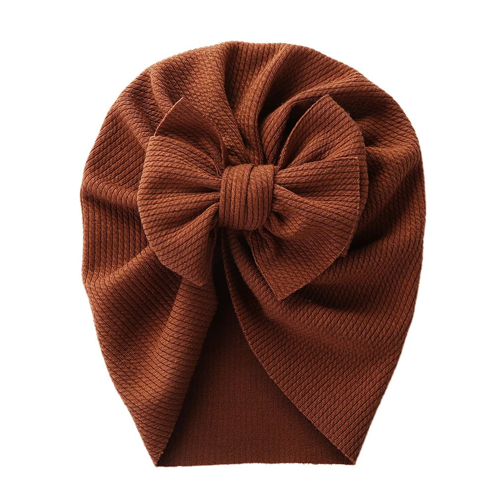Turban avec nœud papillon pour bébé