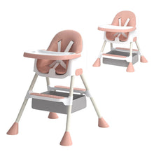 Lade das Bild in den Galerie-Viewer, 2-in-1-Babyhochstuhl mit Fußstütze
