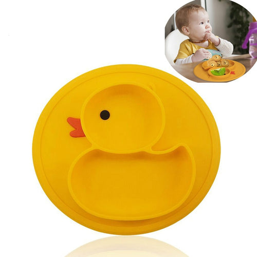 Assiette canard en silicone antidérapant - 9mois et moi