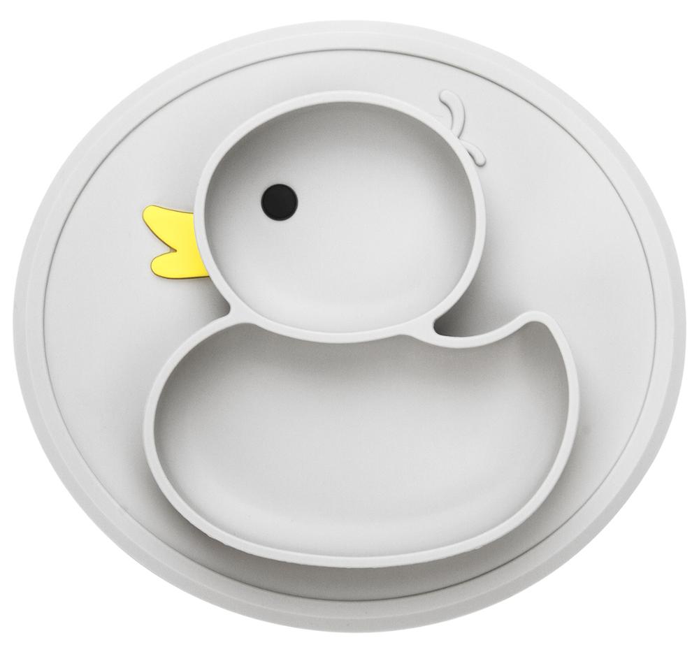 Assiette canard en silicone antidérapant - 9mois et moi