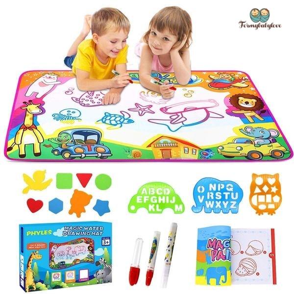 Tapis de dessin enfant - Tapis aquadoodle - 9mois et moi