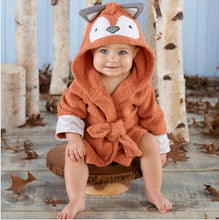 Charger l&#39;image dans la galerie, Peignoir Bébé/Enfant Animaux - 9mois et moi
