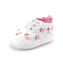 Charger l&#39;image dans la galerie, Chaussures basses motifs florales à lacets - 9mois et moi
