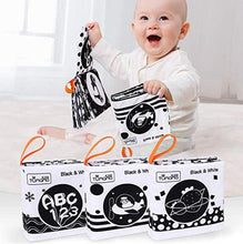 Lade das Bild in den Galerie-Viewer, 3 livres en tissu doux pour bébé - 9mois et moi

