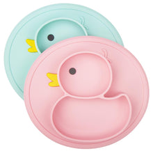 Lade das Bild in den Galerie-Viewer, Assiette canard en silicone antidérapant - 9mois et moi
