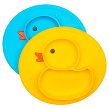Lade das Bild in den Galerie-Viewer, Assiette canard en silicone antidérapant - 9mois et moi
