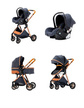 Charger l&#39;image dans la galerie, Poussette Trio De Luxe Pour Bébé
