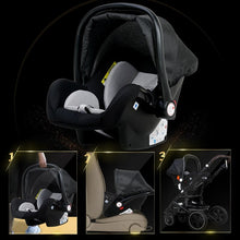 Charger l&#39;image dans la galerie, Poussette Bébé Trio 3 en 1 Dernière Génération - Poussette, Landau et Siège Auto
